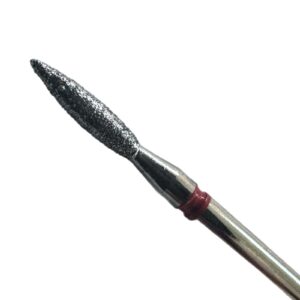Fresa de diamante llama – Grit rojo (fino)  AC-FR-06