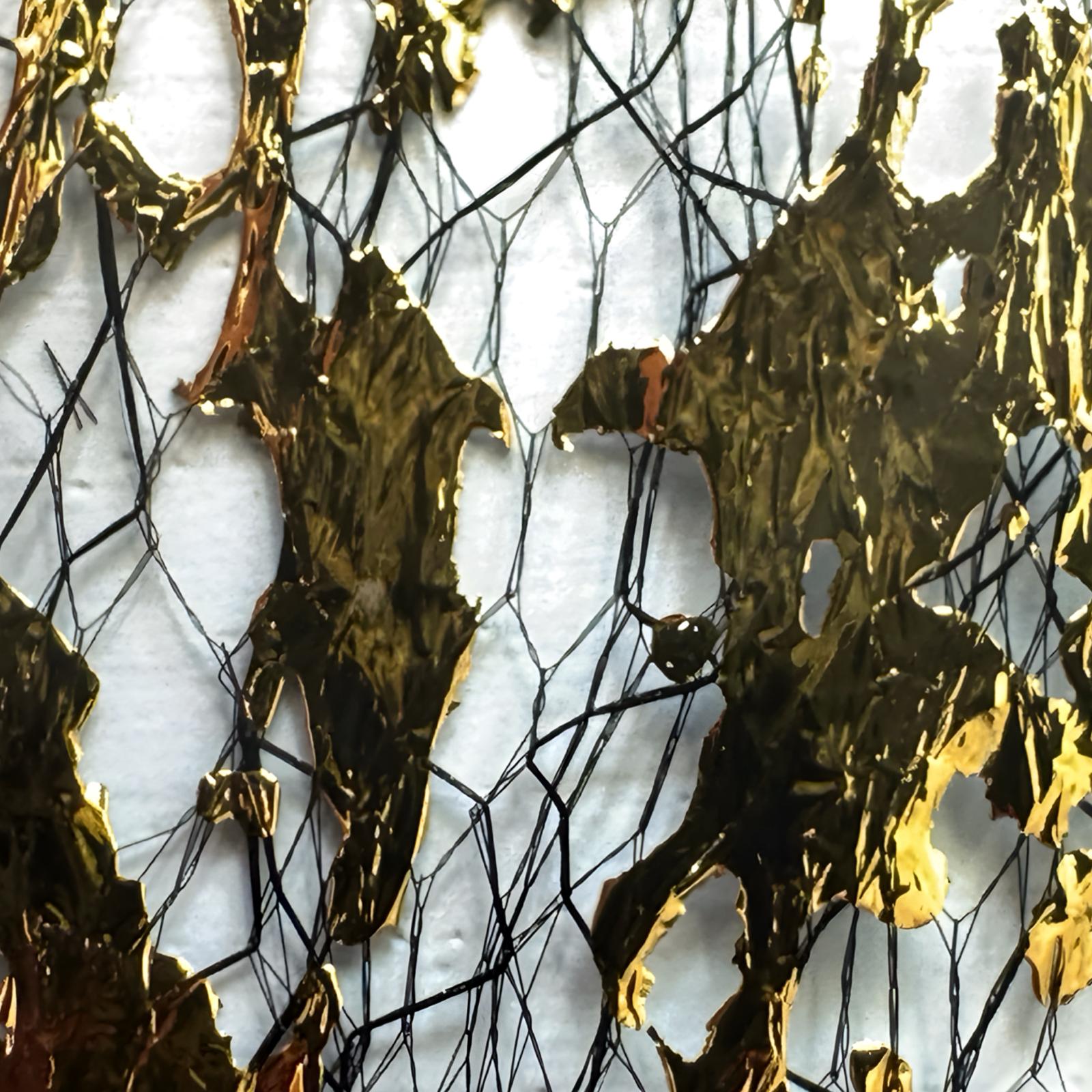 Decoración de uñas – Red negra con foil dorado - NA-DEC-02