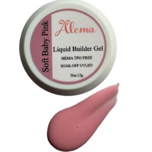 Liquid Builder Gel Soft Baby Pink - 15g