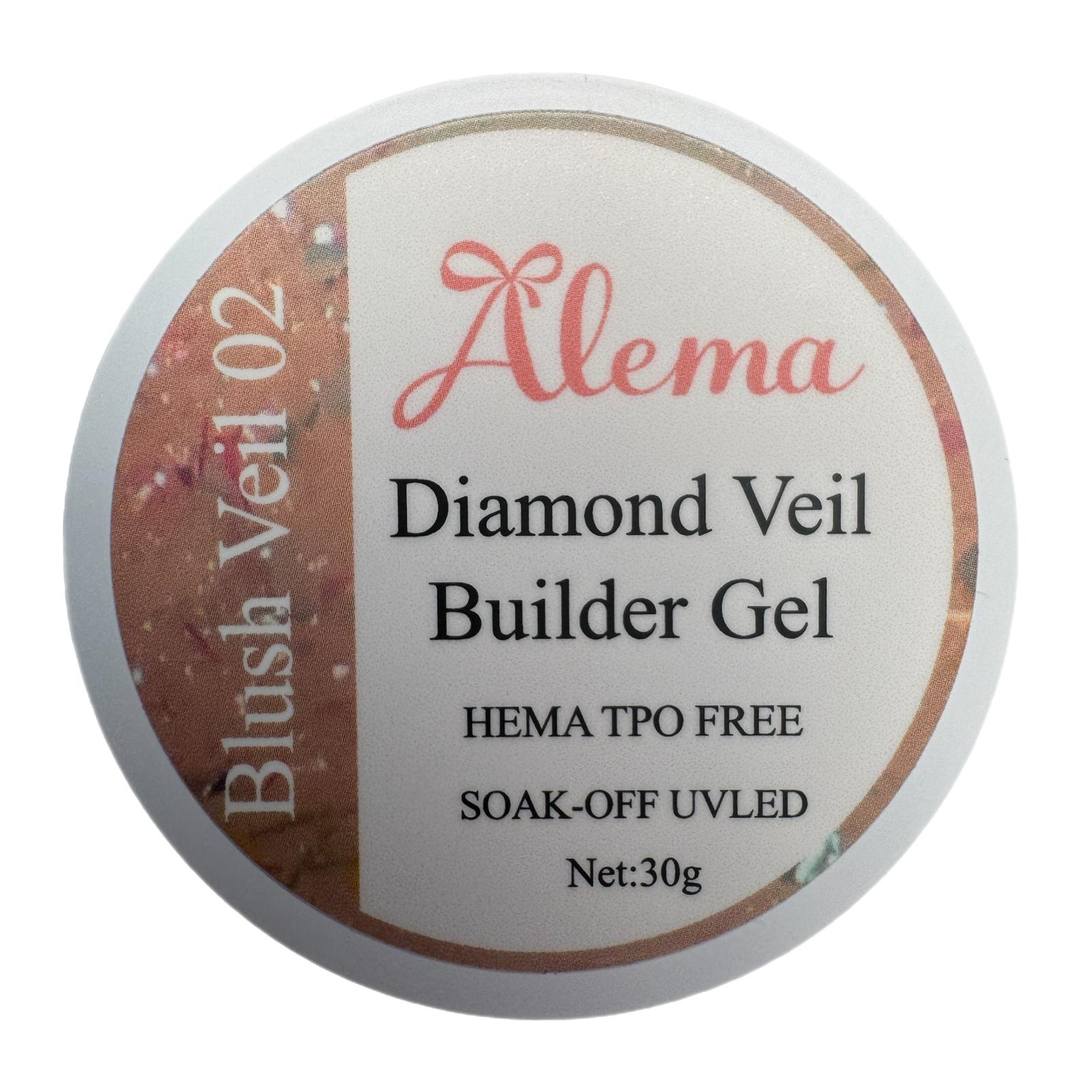 Diamond Veil - Builder Gel Blush Veil 02 - 30g - Imagine 2