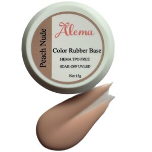 Color Rubber Base Peach Nude - 15g