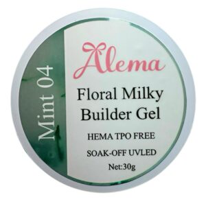 Builder Gel - Floral Milky Mint 04 - 30g