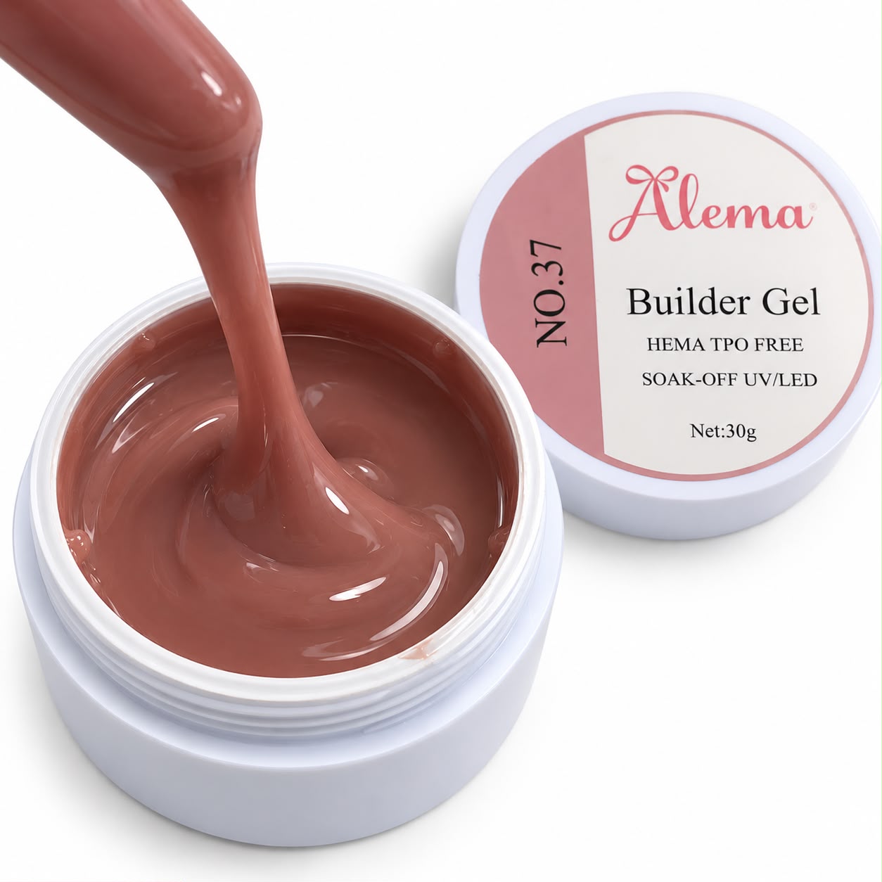 Builder Gel Nº37 – Chocolate Nude · 30 g - Imagine 2