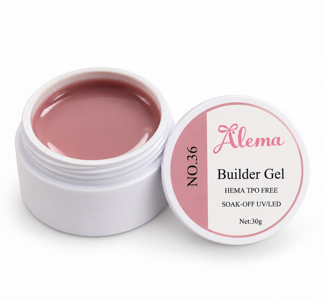 Builder Gel Nº36 – Nude Rosa · 30 g